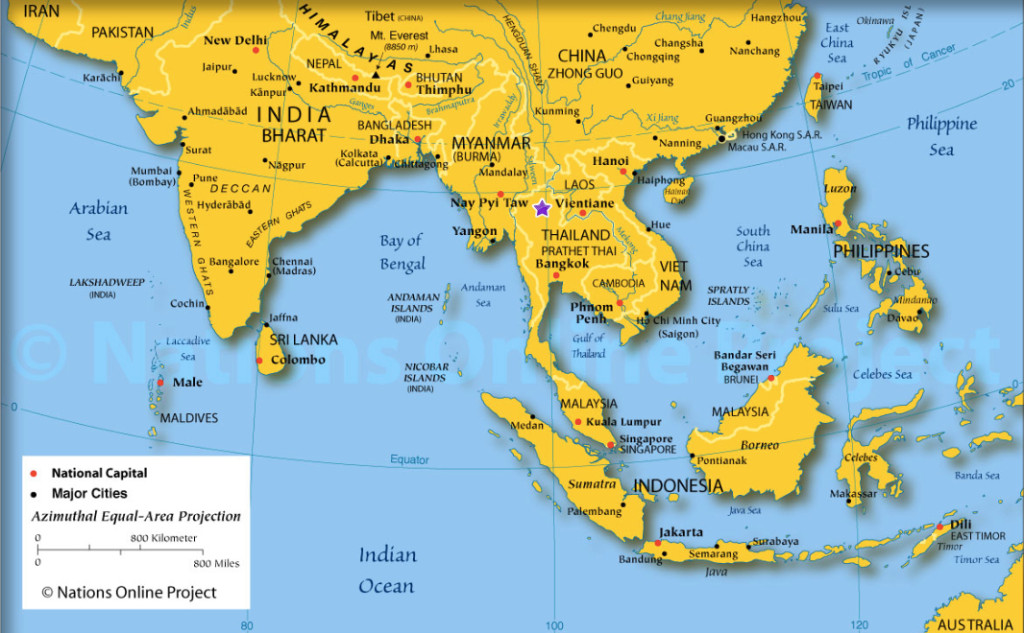 SE Asia Map