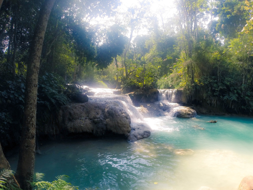 kuang si falls luang prabang