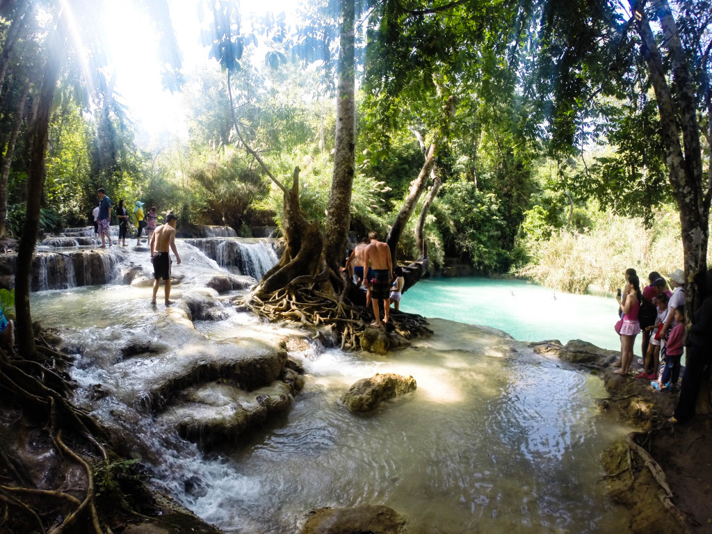 kuang si falls luang prabang