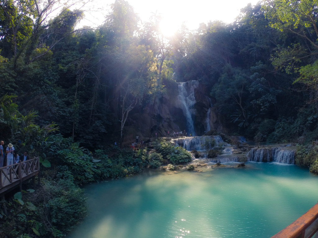 kuang si falls luang prabang