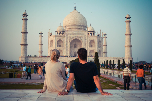 taj mahal agra india