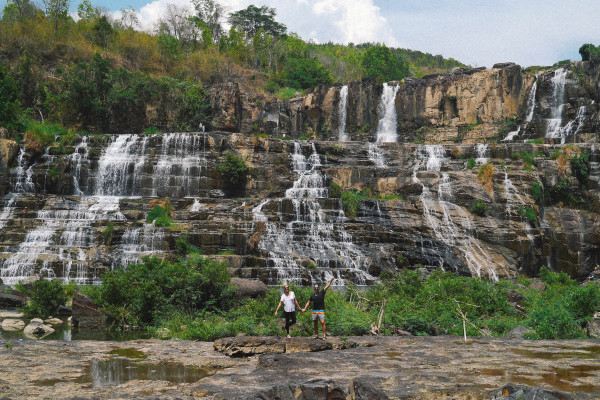 thac pongour waterfall dalat vietnam